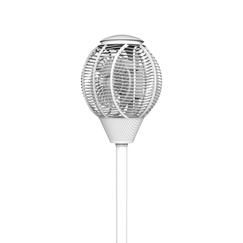 Air DC Fan مع التحكم الصوتي ، مروحة Floer Fan-01 مكبر الصوت-01